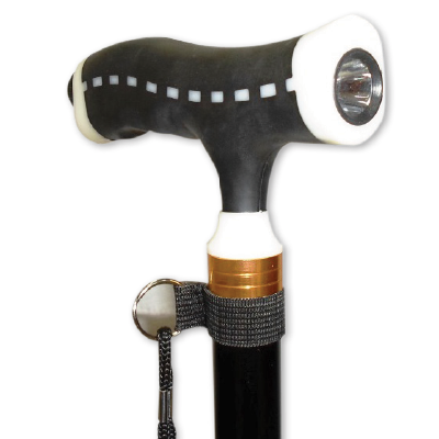 Adjustable Stand-Up Cane with LED Light