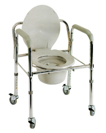 Κάθισμα Τουαλέτας Τροχήλατο Alfacare Economy AC–522WB