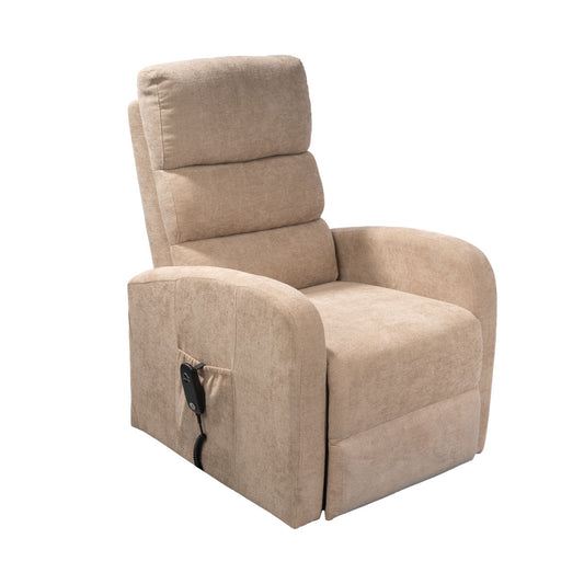 Ηλεκτρική Ανακλινόμενη Πολυθρόνα MOBIAK Cinnamon I με μηχανισμό ανύψωσης