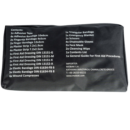 MOBIAK Φαρμακείο αυτοκινήτου FIRST AID KIT ΒΑΣΕΙ DIN13164
