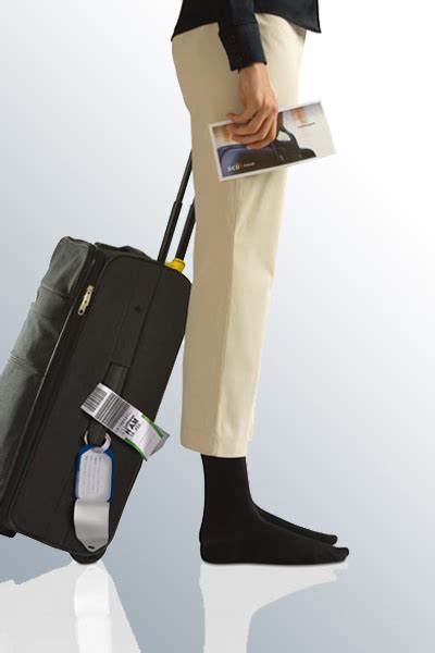 Medi Travel Woman Graduated Pressure Travel Socks (Black Color)